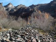 a sx il canale di salita