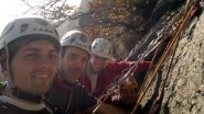 le nostre 2cordate in sosta L5