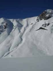 discesa dal Monte Pelvo