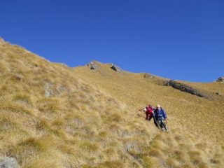 In discesa verso le baite Belvedere