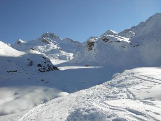 Uscendo da Pian Traversagn.