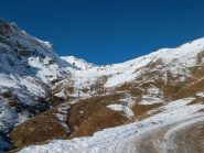 dall'auto in partenza