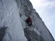 secondo tiro su roccia si scala
