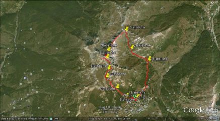 mappa itinerario