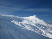 il pendio finale tracciatissimo