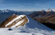 La cresta che porta a Cima Longhede.