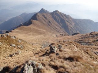  la dorsale verso il Pissavacca e il Cornabecco