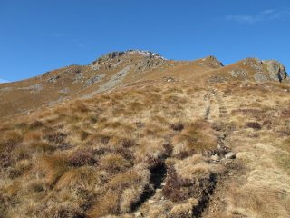 Poco sotto la cima