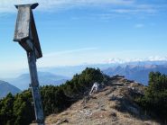 La croce di vetta di Cima Fojorina