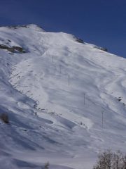 discesa nel vallone dei pali della luce