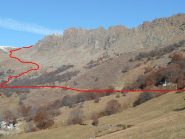 Salendo verso il colle