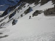 Entrando nel canale dalla spalla