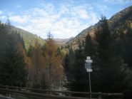 la Cima Sassone fotografata alla partenza dalla località Vasca Blitz