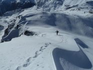 Facile discesa dalla cima