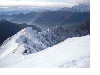 IL MONT ROSSIN DALLA CIMA LA ROCCO