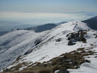 La cresta che conduce al Bec dei Binej