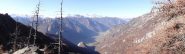 verso la valle centrale dai pressi del cole Finestra