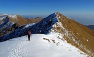 Sulla cresta verso l'Angiolino