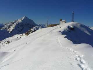 La vetta del Camino e Monte Mars sullo sfondo