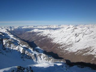 dalla cima verso la Valle Argentiera