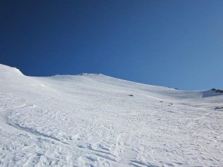 il bellissimo pendio finale