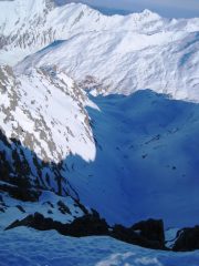 Il vallone dalla cima