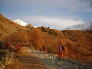 La brutta strada sopra la borgata Colletto