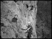 Claudio e Zani alla prima sosta