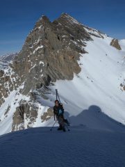 Quasi in cima ai 3 Vescovi, vista su itinerario Enciastraia