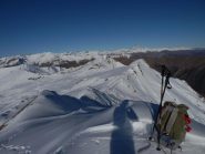  dalla vetta del Grum, vista su Bram, Punta dell'Omo, Borel