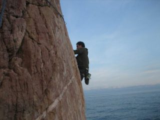 Il passo chiave del penultimo tiro.