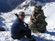 Claudio riposa in vetta