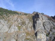 il superamento della dorsale scoscesa...