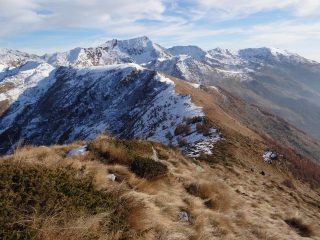 la dorsale verso la Cressa