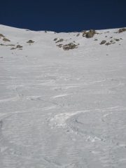 tracce nella parte alta...non è proprio farina!!!