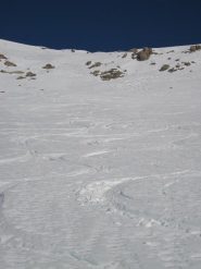 tracce nella parte alta...non è proprio farina!!!