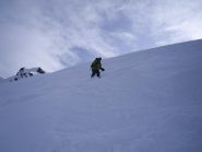 in discesa sul tratto fuori pista...