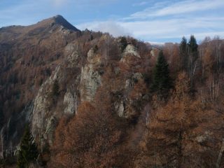 cresta di salita e uja dal m. serena