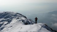 La cresta innevata...