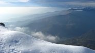 Bella luce verso la pianura