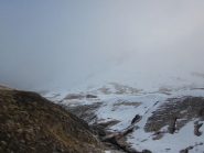 alla partenza nebbia e poca neve