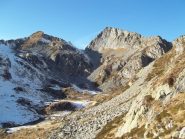 Pizzo Spluga (sx) e Sasso Bello
