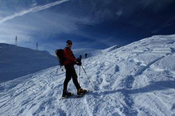 Stelvio in salita sul versante NE del Rascias