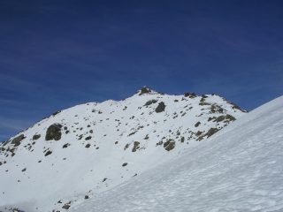 il pendio sud della rasciassa,ottima neve