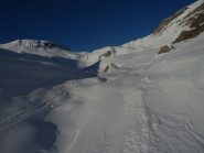 in cammino verso il Colle Valcavera
