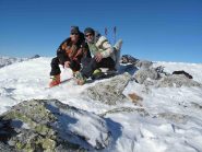 Marco e Paolo (Giac) in cima