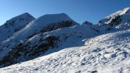 Versante nord delle cima Montù