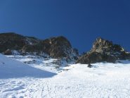 in salita(canalino accesso)