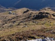 Steveglio e la dorsale di salita da la Balma