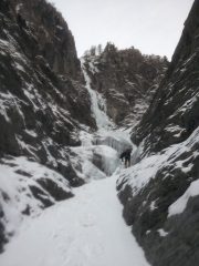 la cascata dal canale d'attacco